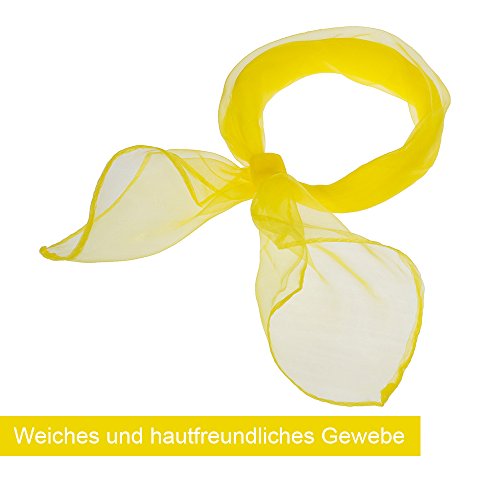 Rovtop 15 Stück Jongliertücher, Chiffontücher für Tanzen, Jonglieren, Sensorisches, Tanztücher, 60 x 60cm Bunte tücher – Bild 3