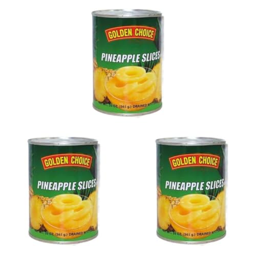 Golden Choice Pineapple Slice in Syrup 565 g (Pack of 3)