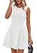 PRETTYGARDEN Summer Dresses for Women 2026 Elegant Classy Spring A Line Business Casual Work Graduation Cocktail Short Dress (White,Small)