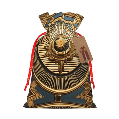 Cvnbmakk ヤシの木 ロッキーショアクリスマス 巾着ギフトバッグ L&M 不織布トートバッグはホリデーパーティーに最適