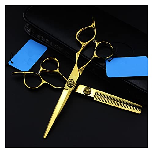 Nożyczki fryzjerskie 6 cali Salon Golden Flat Hairdressing Beauty Sparse Kit (kolor: przerzedzanie) (cięcie B)