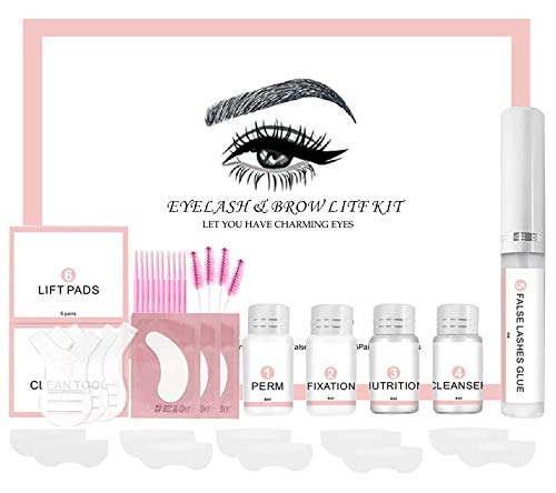 Lash Lift Kit, Eyelash Perm Kit For Perming, Curling And Lifting Eyelashes, Professional Eyelash Lift Kit Semi-Permanent Curling Perming Wave Suitable For Salon
