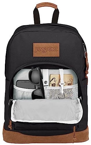 JanSport Right Pack Premium Backpack - Daypack with 15" Laptop Sleeve, Main Compartment, Water Bottle Pocket, Black3