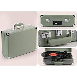 Tourne-Disque, Gramophone, Tourne-Disque Tourne-Disque Portable Gramophone Valise avec Bluetooth 3 Vitesses Stéréo Spea… - Les Beatles, Paul McCartney, John Lennon, RIngo Starr, George Harrison Tourne-Disque, Gramophone, Tourne-Disque Tourne-Disque Portable Gramophone Valise avec Bluetooth 3 Vitesses Stéréo Spea… – Image 2