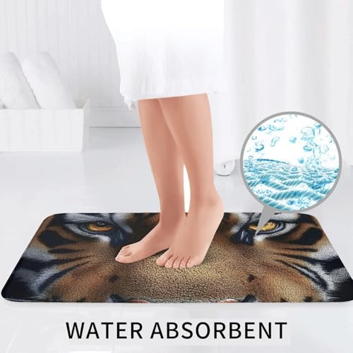 Alfombrilla de baño estampada juego de tres piezas de microfibra 7