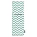 BCP Aqua Blue Chervon Water-resistant Neoprene Curling Iron Holder Flat Iron Curling Wand Travel Cover Case Bag Pouch 15 x 5 Inches
