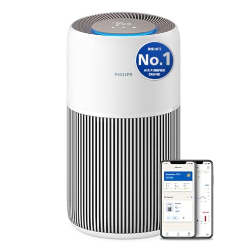 Image of Philips Air Purifier AC2220, CADR 420m /h, Medium to Large room size, Ultra-Quiet, Wifi, Smart, 2200 Series, 2Year Warranty