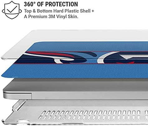 Skinit Case + Skin Compatible with MacBook Air 13in M1 (2021) - Officially Licensed NFL Tennessee Titans Zone Block Design