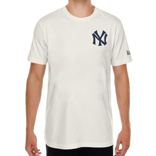 T-shirt New Era MLB New York Yankees blanc cassé idéal pour vos sorties de l'été et matchs de baseball
