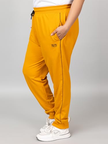 Image of Track Pants for Woman - High Waist Trousers for Woman, Cotton Joggers Pants for Women Gym & Casual Wear for Women's Sports