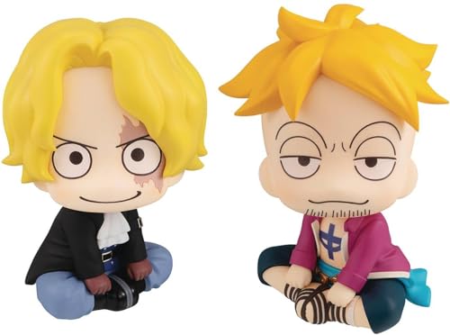 Megahouse - One Piece - Look Up Series - Sabo & Marco Figure Set W Gift