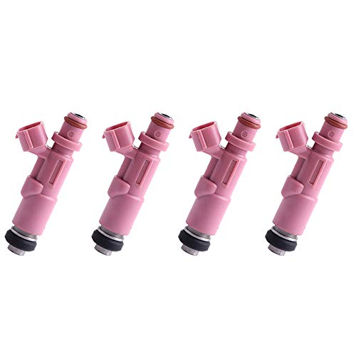 LSAILON Engine Fuel Injectors 4 Pieces Fuel Injector fit for,12Holes 1999 2000 2001 2002 2003 2004 Toyota Tacoma 1998 1999 2000 Toyota 4Runner 2.7L Compatible 23250-75080 Injectors