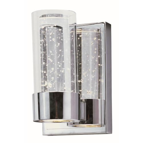Maxim Lighting Sync 1-Light Vanity Light | Polished Chrome Finish