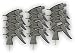 Dafna Tolco Chemical-Resistant Trigger Sprayers 320CR, Gray, 9 1/2