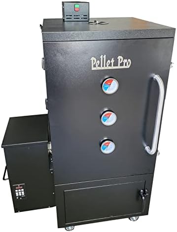 Pellet Pro® 2300 Vertical Pellet Grill Smoker DOUBLE WALL Cabinet Free Cover and Convection Fan - Home Delivery