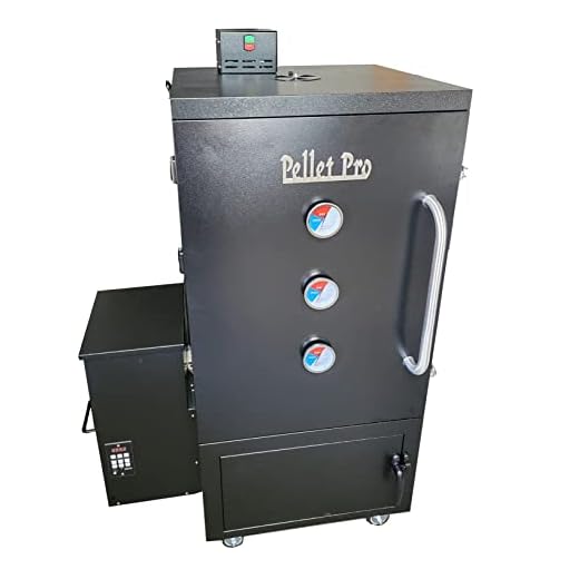 Pellet Pro® 2300 Vertical Pellet Grill Smoker DOUBLE WALL Cabinet Free Cover and Convection Fan - Home Delivery