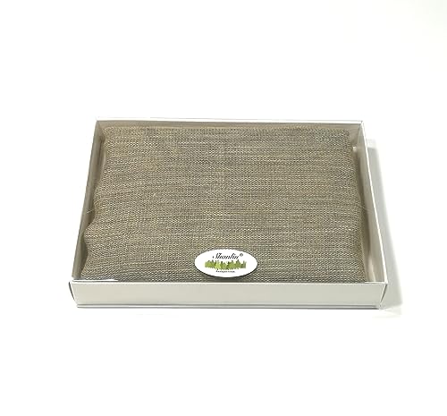 Image of Shanlin Unisex Natural Color 100% Linen Scarves for Men and Women