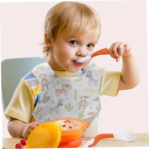 30 Pcs Baby Disposable Bibs, Soft Leak-Proof Baby Bibs for Eating, Absorbency Breathable U-Shape Cute Waterproof Individually Package Feeding Drool with Adjustable Straps Disposab3