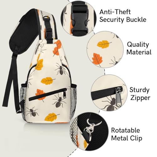 Bolso tipo bandolera unisex de poliéster para viaje y trekking miniatura 3