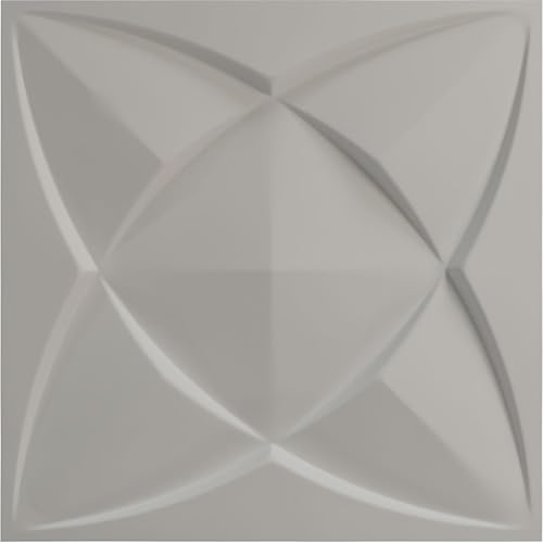 Miniatura 5 de Ekena Millwork Speedwell EnduraWall 19 58 pulgadas de ancho x 19 58 pulgadas de alto, panel decorativo de pared 3D, niebla marina (cubre 2.67 pies