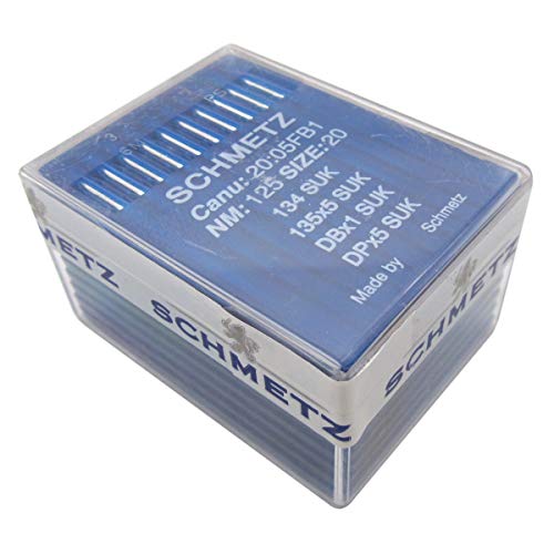 100 SCHMETZ Agujas de máquina de coser, 135 x 5, 135 x 7 DPX5 elegir tamaño