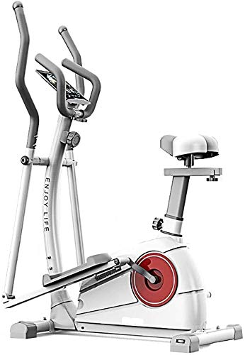 Image of Elliptical Machine 2-in-1 Fitness Cardio Weightloss Workout Machine with Seat Elliptical Machine Trainer Cross Trainers for Home and Gym