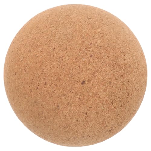 HEATSHAKING Pelota de Masaje de Corcho para Yoga y Fascia Superficie Lisa, Alivio de Tensión Muscular, Tamaño Pequeño Adecuado para Uso en Casa y Trabajo