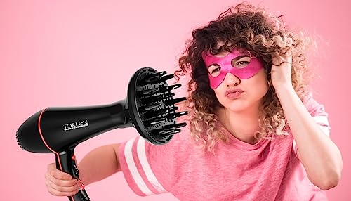 TORLEN PROFESSIONAL-D-01 Ceramic Technology Diffuser Design For Use With Professional Blow Hair Dryers For Frizz Free Curls And Waves, Black - Image 6