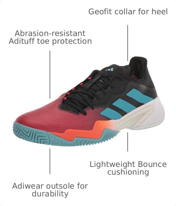 Image of Adidas Men's Barricade Clay Tennis Shoe