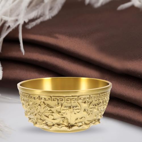 PRETYZOOM Feng Shui Cornucopia Treasure Bowl Decorative Money Bowl for Prosperity and Fortune Home Office Desktop Decoration 3.14X3.14X1.37 Inches by PRETYZOOM - Image 8