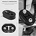 Sun Walker 2 PCS Car Exhaust Rubber Hanger, 2 Holes Adjustable Muffler Hangers Shock Absorbent Mount Brackets, Anti-Corrosion High Density Tailpipe Damping Hanger for Car Truck SUV
