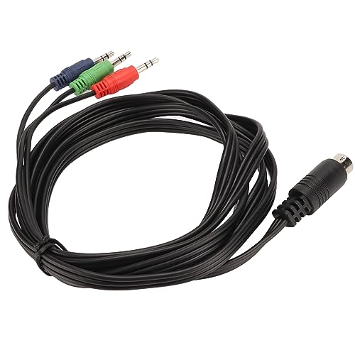 Cable Mini DIN a Jack 3.5mm con 9 Pines y cubierta PVC miniatura 3