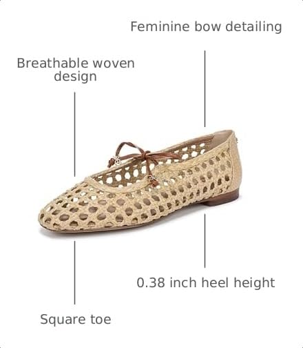 Image of Sam Edelman Women's Marcie Woven Mary Jane Flats | Casual Shoes