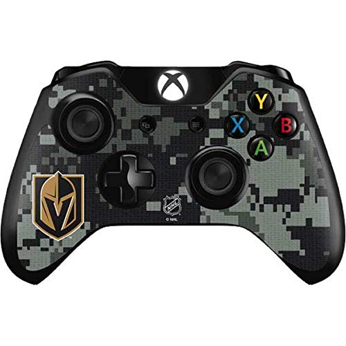 Skinit Decal Gaming Skin Compatible with Xbox One Controller - Officially Licensed NHL Vegas Golden Knights Camo Design