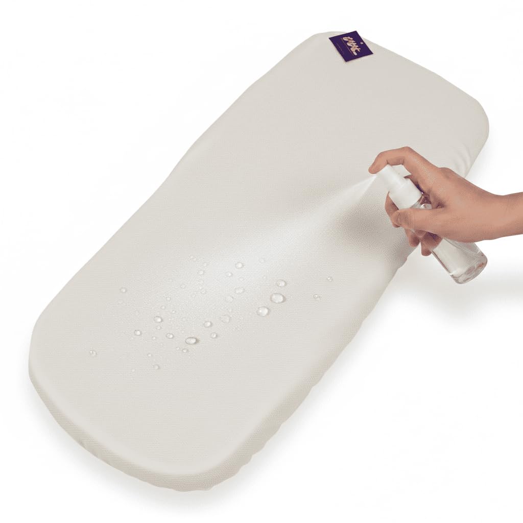 Tititnins® - Sabana Bajera Capazo Impermeable para Inglesina Aptica-Electa | Funda Colchón Protector Cuco Carrito Bebe | ALGODÓN BLCO | 100% Algodón Certificado Oeko-Tex® Organic Cotton — view 6