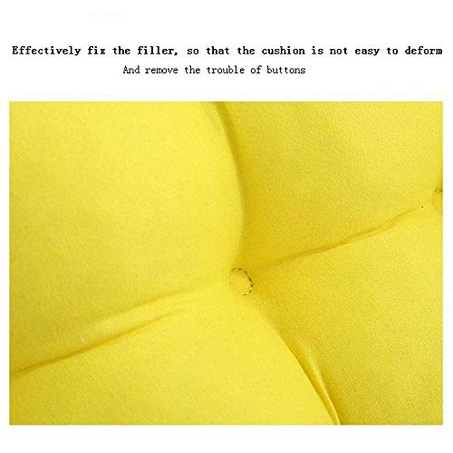 Cojines de asiento de algodón para sillas de comedor pack de 4 4