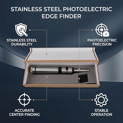 Edelstahl-Fotoelektrik, 3D-Kantentaster, Elektronischer Kantentaster, Kantentaster, Fräsen, Drehmaschine, CNC-Mitteltaster, 10 Mm