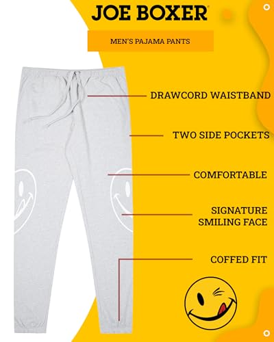 JOE BOXER Fleece Lounge Pants, Men's Joggers With Pockets for Sleep and Lounge, Sweatpants, Pajama Gifts2
