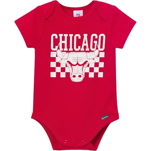 Image of Gerber Baby NBA Boys & Girls 2-Pack Short Sleeve Onesie Bodysuits
