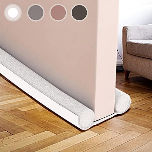 Draught Excluder for Bottom of Door 37 Inches,Double Door Draught