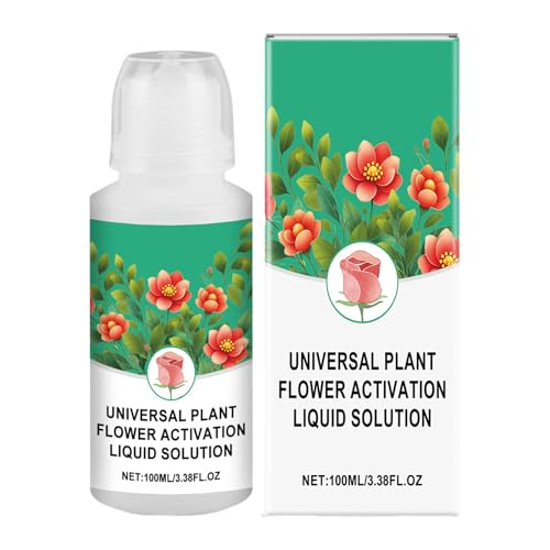 Alimento Para Flores | Fertilizante Líquido 100ml Para Plantas - Accesorio de Jardín para Interior y Exterior en, Hidroponía, Plantas de Flor, Hortalizas, Macetas, Orquídeas y Césped