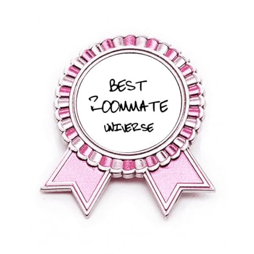 Broche rose diplôme métal accessoire de cérémonie M