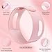 Juskaa Reusable V Line Lifting Mask with Chin Strap for Sleeping,Face Lift Prevent Sagging, Jaw Exerciser,Light pink,M