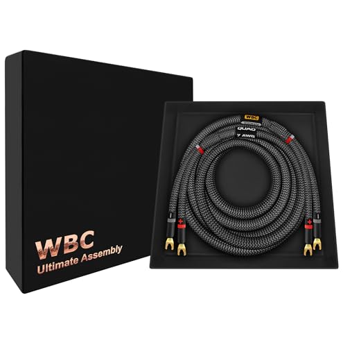 Cable de altavoz HiFi para canal central con conectores de pala Eminence WORLDS BEST CABLES