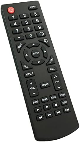 Replacement Remote Control Fit for DX15L150A11 DX-LDVD1910A RC-401-0A ZRC102 DXLCD1909 DXLCD2609 E198MZNKWBBDNN E198SZNKWBBBNN E268MZNKWBBDNN X55L150A11 DX-24LD230A12A for Dynex TV