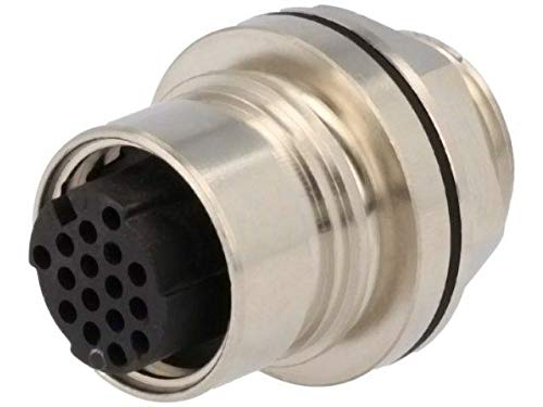 Connecteur: ronds socle femelle 16 PIN PXM6012/16S/CR pour panneau industriel