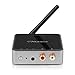 Aluratek ABC53F Bluetooth Audio Receiver and Transmitter with Bluetooth 5 (Stream up to 300 feet), AUX , RCA and Optical Connections Supported, Low Latency, aptX, Wireless Audio TV to Headphones