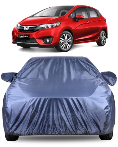 Image of Autofact Premium Car Cover for Jazz 2015-2023 | All Weather Water-Resistant Full Body Car Cover | Light-Weight Triple-Stitched Outdoor Shield with UV Protection, Dustproof & Heat-Resistant