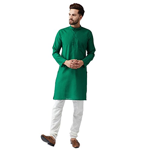 Image of SOJANYA (Since 1958, Men's Silk Blend Grey Kurta Pyjama & Silk Blend Jacket Combo