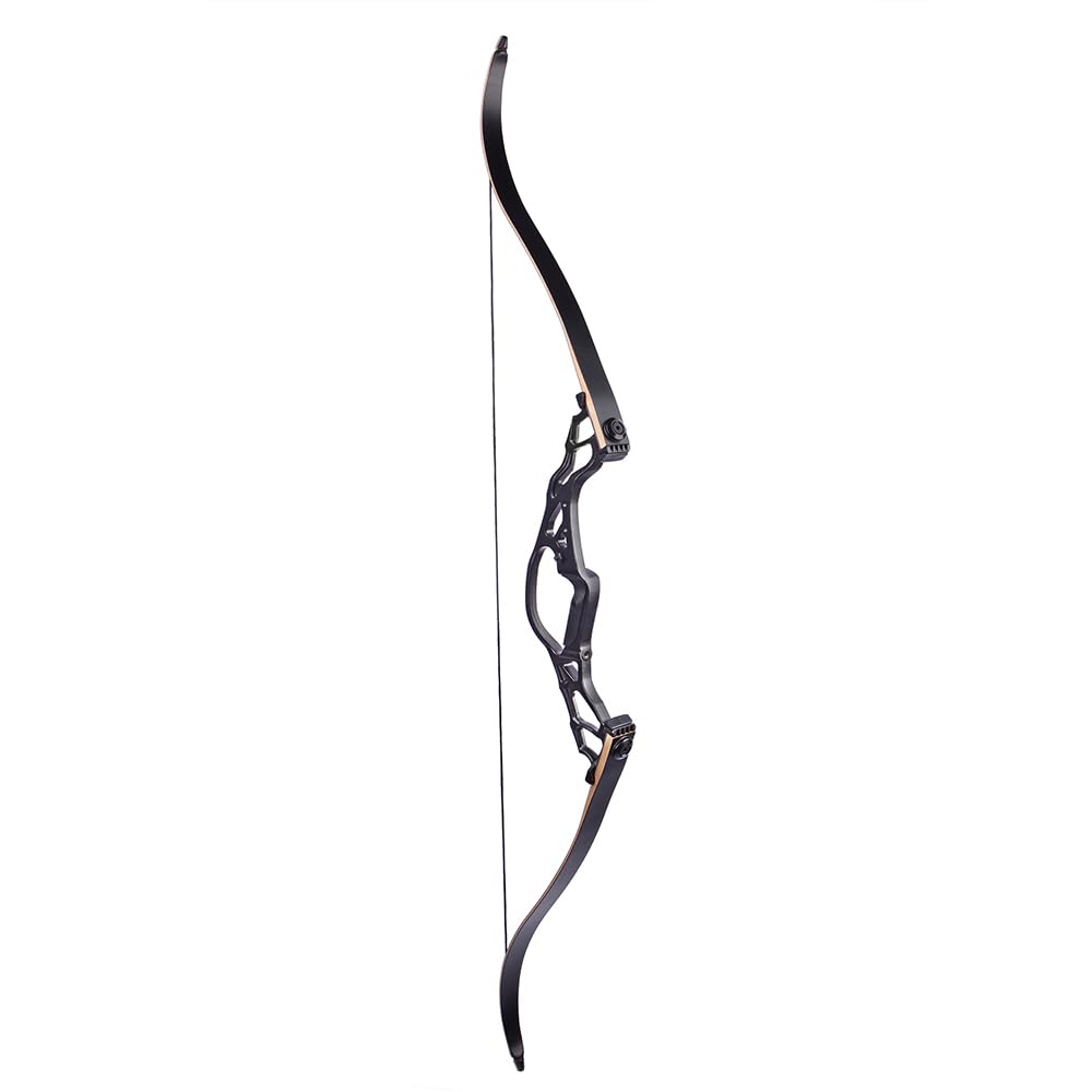 Wolfman Set di Arco Ricurvo da 62 Pollici, Arco Smontabile 30-60 lbs, Manico in Lega Leggera per Adulti e Cacciatori, Ideale per Tiro Competitivo e Caccia